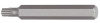 Бита Torx 40 L=75 мм (10 мм HEX) Licota Бита Torx 40 L=75 мм (10 мм HEX) Licota