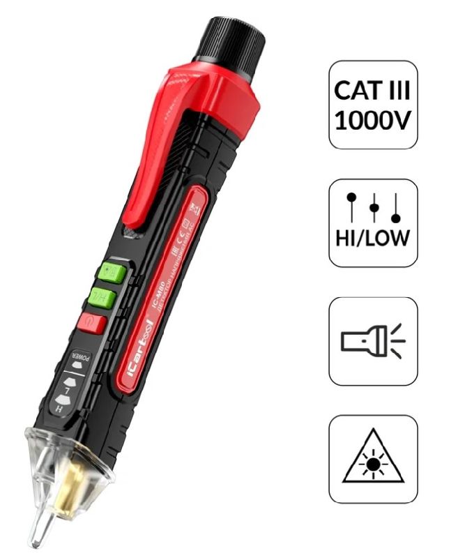 Индикатор напряжения бесконтактный ICARTOOL IC-M80 Индикатор напряжения бесконтактный ICARTOOL IC-M80