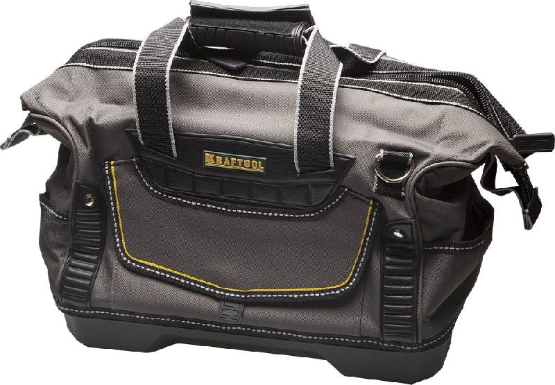 Сумка для инструмента 385х240х220 мм, 18 карманов, пластиковое дно Kraftool Сумка для инструмента 385х240х220 мм, 18 карманов, пластиковое дно Kraftool