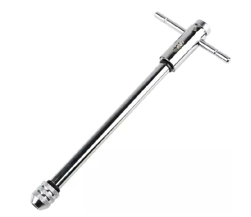 Вороток для метчиков Т-образный М3-М8 (1/8"-3/8") с трещоткой 100 мм DIN1814 Garwin Вороток для метчиков Т-образный М3-М8 (1/8"-3/8") с трещоткой 100 мм DIN1814 Garwin