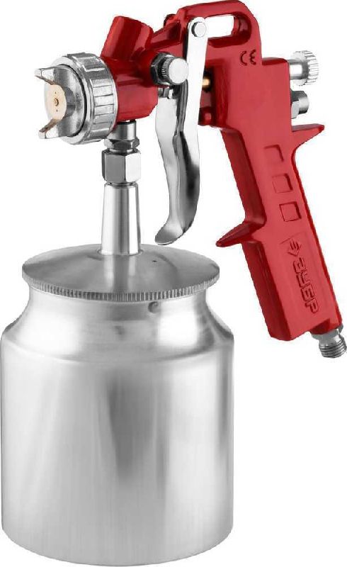 Краскопульт с нижним бачком 750 мл, HP, дюза 1,3 мм ЗУБР MS 200N Краскопульт с нижним бачком 750 мл, HP, дюза 1,3 мм ЗУБР MS 200N