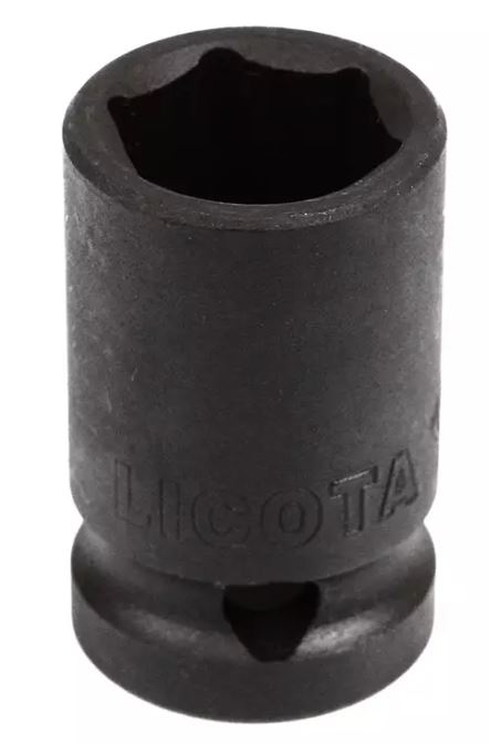 Головка торцевая ударная 1/2" 17 мм, 6 гр., CrMo Licota Головка торцевая ударная 1/2" 17 мм, 6 гр., CrMo Licota