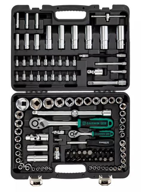 Набор инструмента 108 предм. (1/2", 1/4") GARWIN Набор инструмента 108 предм. (1/2", 1/4") GARWIN