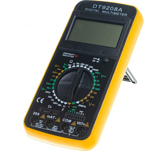 Мультиметр цифровой Ресанта DT 9208A Мультиметр цифровой Ресанта DT 9208A