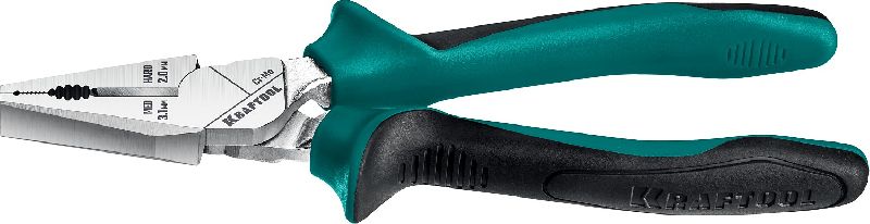 Плоскогубцы комбинированные 160 мм маслобензостойкие рукоятки KRAFTOOL Плоскогубцы комбинированные 160 мм маслобензостойкие рукоятки KRAFTOOL
