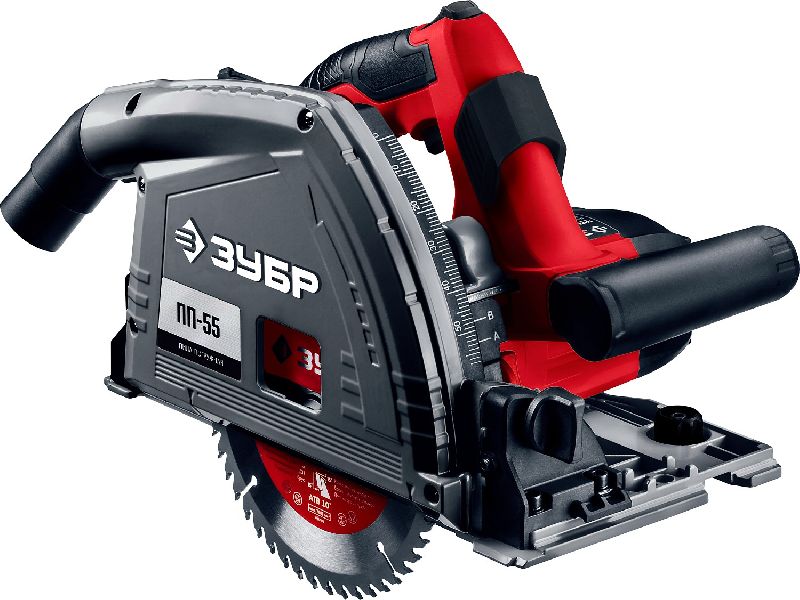 Пила дисковая погружная 1200 Вт, 90°-55 мм, диск 165 мм, ЗУБР Пила дисковая погружная 1200 Вт, 90°-55 мм, диск 165 мм, ЗУБР