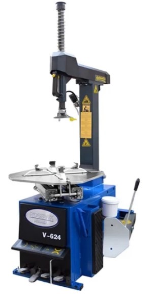 Станок шиномонтажный автоматический 10-24", 380В с взрывной накачкой, синий ROSSVIK V-624IT Станок шиномонтажный автоматический 10-24", 380В с взрывной накачкой, синий ROSSVIK V-624IT