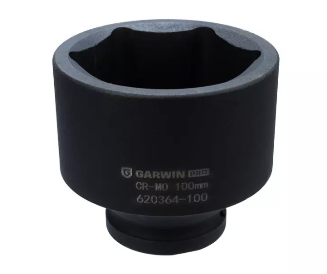 Головка торцевая ударная 1 1/2" 100 мм, 6 гр. GARWIN PRO Головка торцевая ударная 1 1/2" 100 мм, 6 гр. GARWIN PRO
