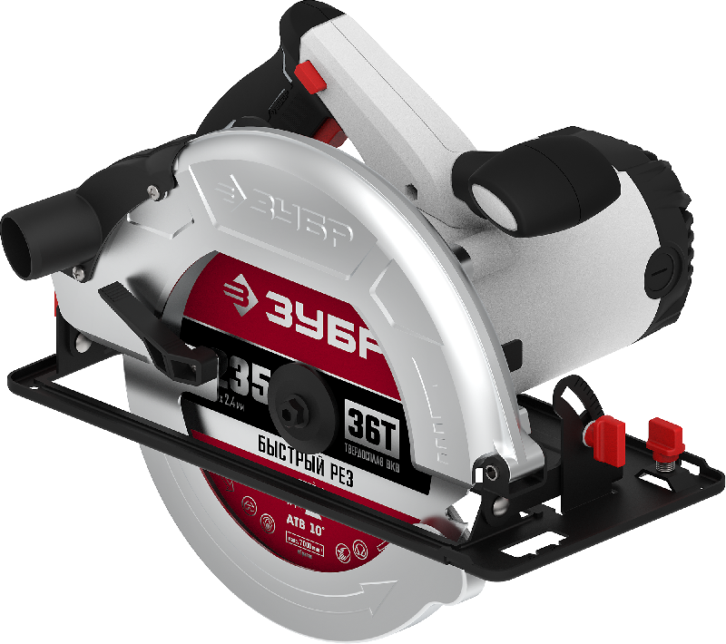 Пила дисковая 2200 Вт, 90°-85 мм, диск 235 мм, 4500 об/мин ЗУБР Пила дисковая 2200 Вт, 90°-85 мм, диск 235 мм, 4500 об/мин ЗУБР