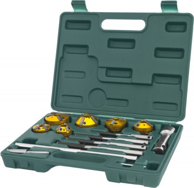 Набор зенкеров регулируемых для расточки седел клапанов 14 предм Jonnesway AI020065 Набор зенкеров регулируемых для расточки седел клапанов 14 предм Jonnesway AI020065