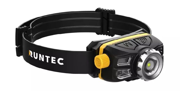 Фонарь налобный аккумуляторный 400 лм, бесступенчатая регулировка RUNTEC Фонарь налобный аккумуляторный 400 лм, бесступенчатая регулировка RUNTEC