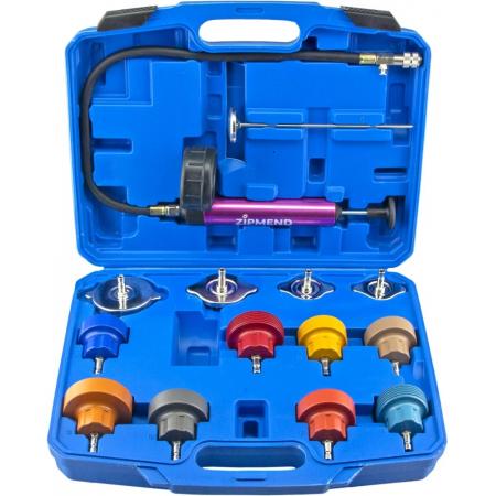 Набор для тестирования герметичности системы охлаждения (в кейсе) 14 предм ZIPMEND Набор для тестирования герметичности системы охлаждения (в кейсе) 14 предм ZIPMEND