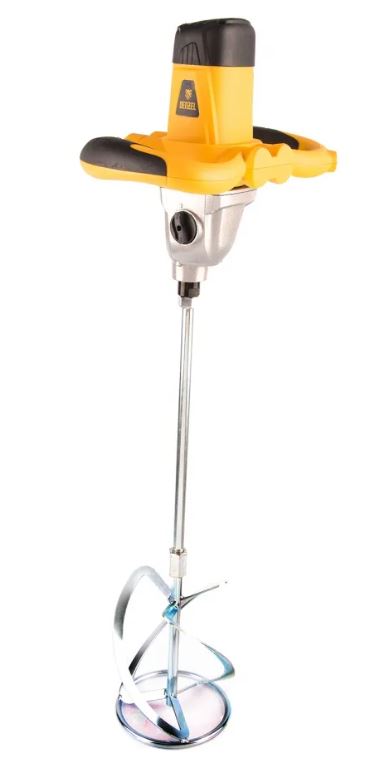 Миксер строительный 2-скоростной 1600 Вт, 107 Нм, 180-460/300-750 об/мин Denzel EM-1-1600 Миксер строительный 2-скоростной 1600 Вт, 107 Нм, 180-460/300-750 об/мин Denzel EM-1-1600