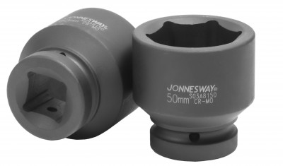 Головка торцевая ударная 1" 50 мм, 6 гр., CrMo Jonnesway S03A8150 Головка торцевая ударная 1" 50 мм, 6 гр., CrMo Jonnesway S03A8150