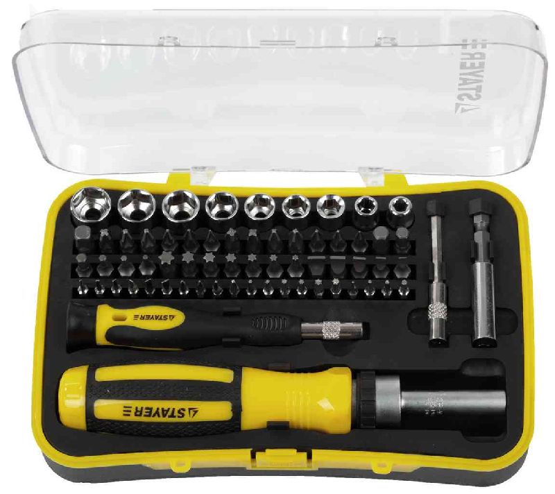 Отвертка реверсивная 65 предм. STAYER "MASTER" Отвертка реверсивная 65 предм. STAYER "MASTER"