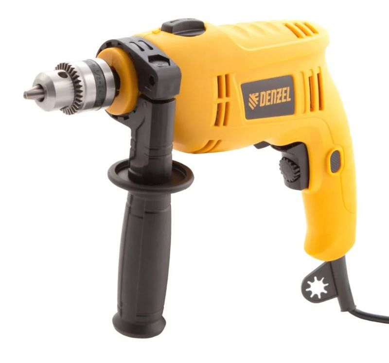 Дрель ударная 550 Вт, 10 мм, реверс, в коробке Denzel ID-550 Дрель ударная 550 Вт, 10 мм, реверс, в коробке Denzel ID-550