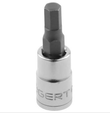Головка торцевая с шестигранной вставкой 1/4" H 6 HOEGERT Головка торцевая с шестигранной вставкой 1/4" H 6 HOEGERT