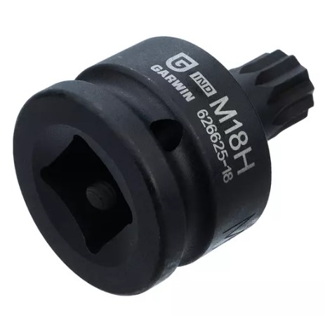 Головка торцевая ударная SPLINE 3/4", M18H, L=60 мм Garwin Головка торцевая ударная SPLINE 3/4", M18H, L=60 мм Garwin