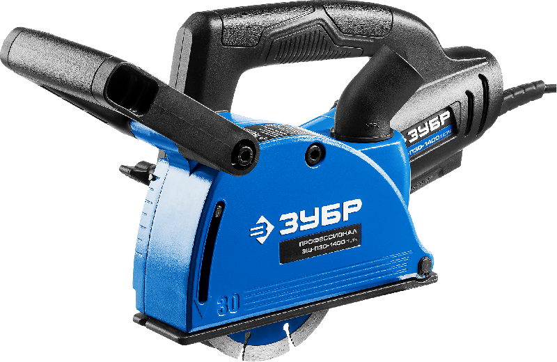 Штроборез (бороздодел) 1400 Вт, диск 125 мм, глуб. 30 мм ЗУБР ЗШ-П30-1400 ПСТ Штроборез (бороздодел) 1400 Вт, диск 125 мм, глуб. 30 мм ЗУБР ЗШ-П30-1400 ПСТ