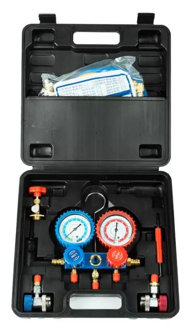 Набор арматуры для заправки, вакуумирования и проверки систем кондиционирования, r134a SpecX