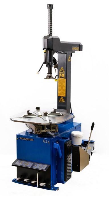 Станок шиномонтажный автоматический 10-24", 220В, синий ROSSVIK V-624 Станок шиномонтажный автоматический 10-24", 220В, синий ROSSVIK V-624