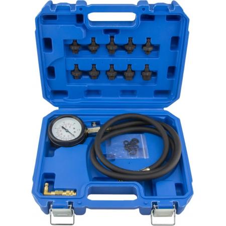 Тестер давления масла с набором адаптеров (в кейсе) 0-10 бар ZIPMEND Тестер давления масла с набором адаптеров (в кейсе) 0-10 бар ZIPMEND