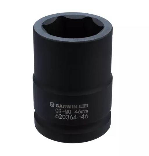 Головка торцевая ударная 1 1/2" 46 мм, 6 гр. GARWIN PRO Головка торцевая ударная 1 1/2" 46 мм, 6 гр. GARWIN PRO