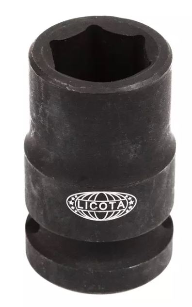 Головка торцевая ударная 1/2" 15 мм, 6 гр., CrMo Licota Головка торцевая ударная 1/2" 15 мм, 6 гр., CrMo Licota