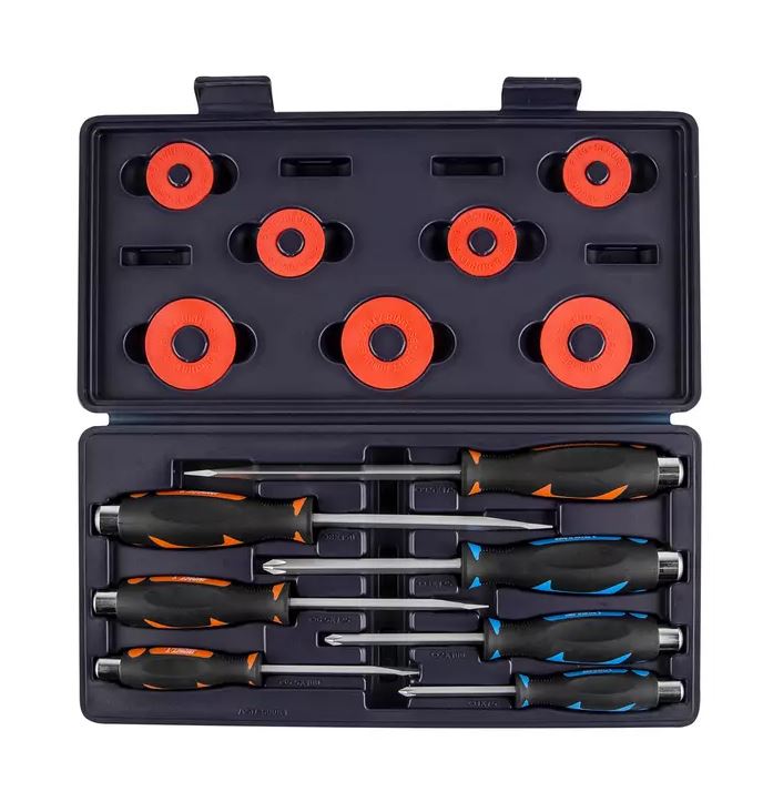 Набор отверток ударных 7 шт в кейсе Licota Набор отверток ударных 7 шт в кейсе Licota