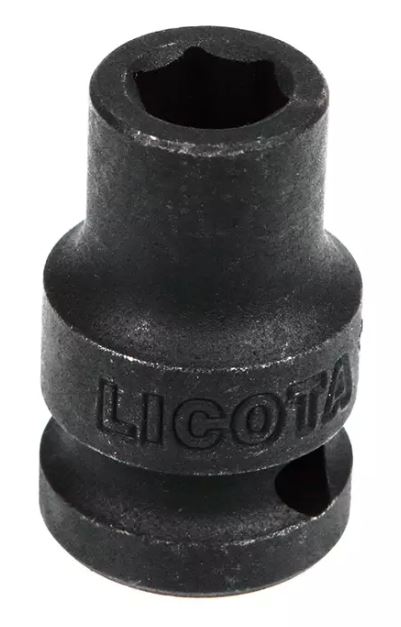 Головка торцевая ударная 1/2" 13 мм, 6 гр., CrMo Licota Головка торцевая ударная 1/2" 13 мм, 6 гр., CrMo Licota