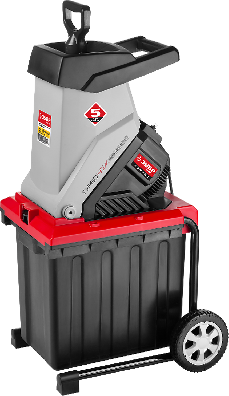 Измельчитель садовый электрический, ЗУБР ЗИЭ-40-2500, р/с 40 мм, контейнер 50 л, 2500 Вт Измельчитель садовый электрический, ЗУБР ЗИЭ-40-2500, р/с 40 мм, контейнер 50 л, 2500 Вт