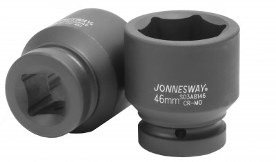 Головка торцевая ударная 1" 46 мм, 6 гр., CrMo Jonnesway S03A8146 Головка торцевая ударная 1" 46 мм, 6 гр., CrMo Jonnesway S03A8146