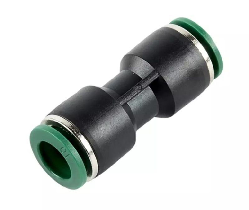 Camozzi/. /метал. Фитинг 1/2' на 1/4' быстросъемный для трубок системы обратного осмоса. Фитинг -штуцер м10-1х d6 тр. Резьба м10х1 d=8 мм.