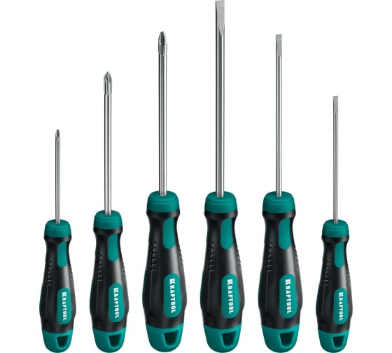 Набор отверток 6 шт в коробке KRAFTOOL Х-Drive-6 Набор отверток 6 шт в коробке KRAFTOOL Х-Drive-6