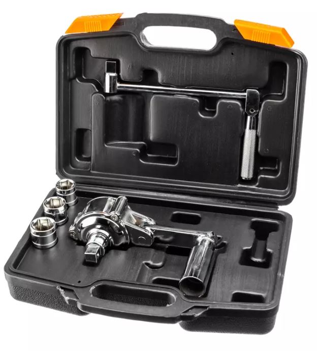 Ключ балонный 17*19*21 мм с усилителем крутящего момента, в кейсе SpecX Ключ балонный 17*19*21 мм с усилителем крутящего момента, в кейсе SpecX