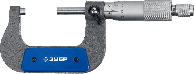 Микрометр гладкий МК 25-50 мм (0,01 мм) ЗУБР Микрометр гладкий МК 25-50 мм (0,01 мм) ЗУБР