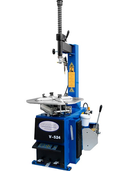 Станок шиномонтажный полуавтоматический 10-24", 380 В, взрывная накачка, синий ROSSVIK V-524ITE Станок шиномонтажный полуавтоматический 10-24", 380 В, взрывная накачка, синий ROSSVIK V-524ITE