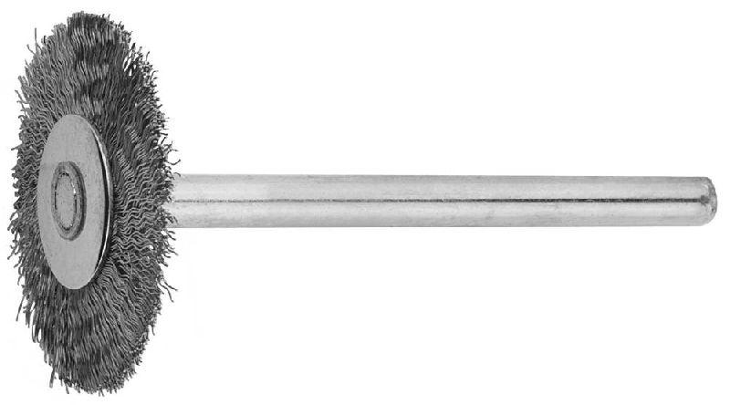 Щетка для гравера дисковая 20х3,2 мм, L 42 мм ЗУБР Щетка для гравера дисковая 20х3,2 мм, L 42 мм ЗУБР