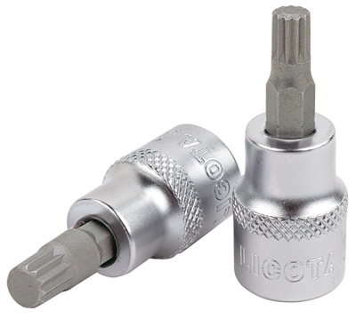 Головка торцевая со вставкой Spline 1/2" М12, 55 мм Licota Головка торцевая со вставкой Spline 1/2" М12, 55 мм Licota