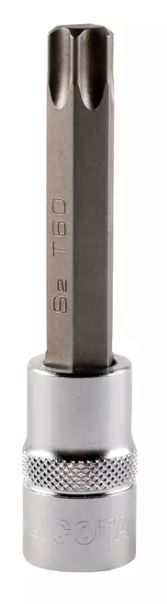 Головка торцевая со вставкой Torx 1/2" T100, 100 мм Licota Головка торцевая со вставкой Torx 1/2" T100, 100 мм Licota