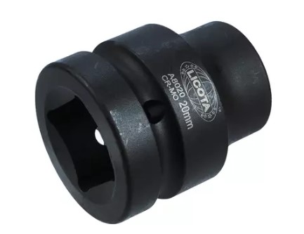 Головка торцевая ударная 1" 20 мм, 6 гр., CrMo Licota Головка торцевая ударная 1" 20 мм, 6 гр., CrMo Licota