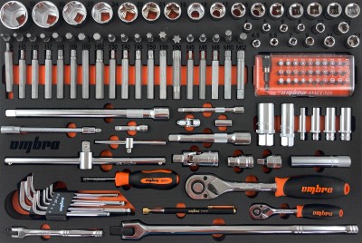 Набор инструмента 131 предм. (1/2", 1/4") в ложементе EVA OMBRA OMT131STE Набор инструмента 131 предм. (1/2", 1/4") в ложементе EVA OMBRA OMT131STE