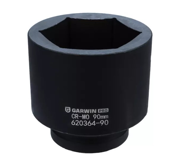 Головка торцевая ударная 1 1/2" 90 мм, 6 гр. GARWIN PRO Головка торцевая ударная 1 1/2" 90 мм, 6 гр. GARWIN PRO