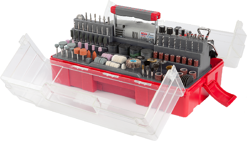 Гравер электрический с набором мини-насадок в кейсе 242 предмета ЗУБР Гравер электрический с набором мини-насадок в кейсе 242 предмета ЗУБР