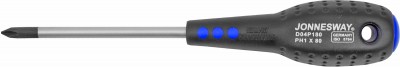 Отвертка крестовая PH №1 80 мм FULL STAR Jonnesway D04P180 Отвертка крестовая PH №1 80 мм FULL STAR Jonnesway D04P180