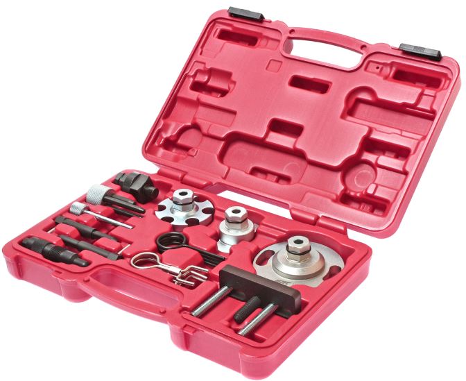 Набор приспособлений для обслуживания дизельных двигателей (VW, AUDI V6, V8) JTC Набор приспособлений для обслуживания дизельных двигателей (VW, AUDI V6, V8) JTC