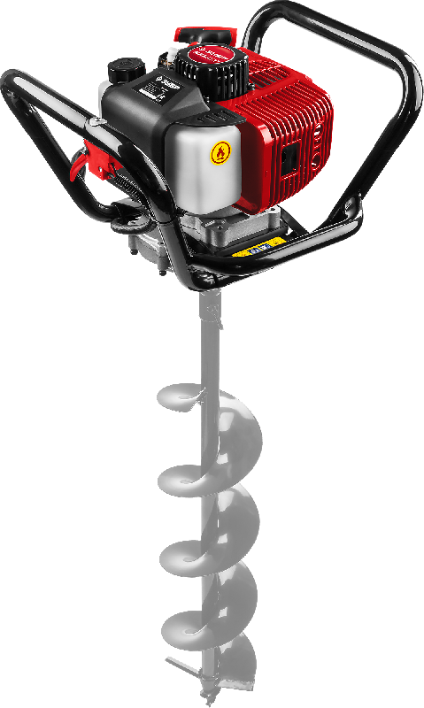 Мотобур (бензобур), d=60-200 мм, 52 см3, 1 оператор, ЗУБР Мотобур (бензобур), d=60-200 мм, 52 см3, 1 оператор, ЗУБР