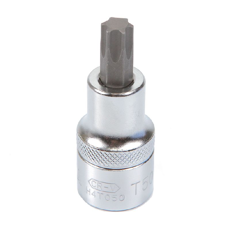 Головка торцевая со вставкой Torx 1/2" T50, 55 мм Licota Головка торцевая со вставкой Torx 1/2" T50, 55 мм Licota
