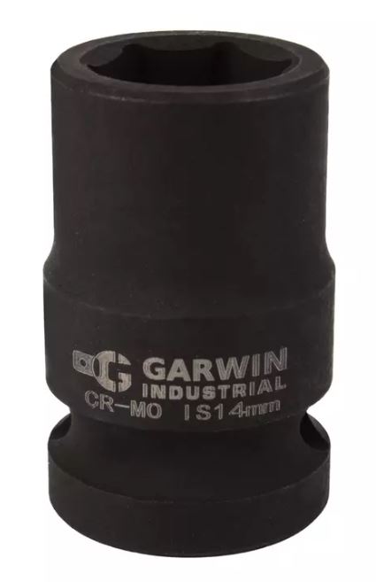 Головка торцевая ударная 1/2" 14 мм, 6 гр. GARWIN Головка торцевая ударная 1/2" 14 мм, 6 гр. GARWIN