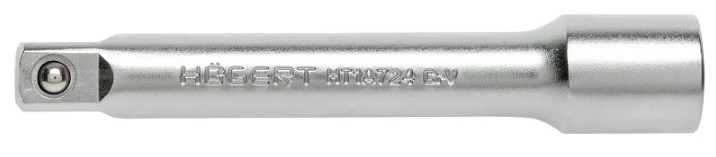 Удлинитель 1/2" 125 мм, CrV HOEGERT Удлинитель 1/2" 125 мм, CrV HOEGERT